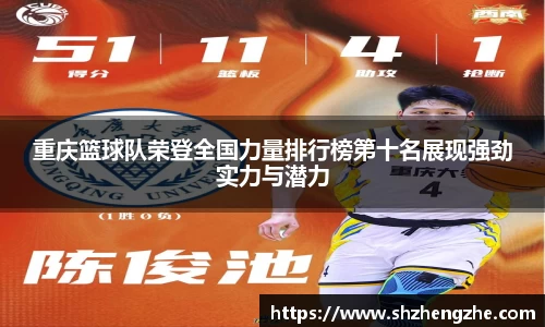 重庆篮球队荣登全国力量排行榜第十名展现强劲实力与潜力